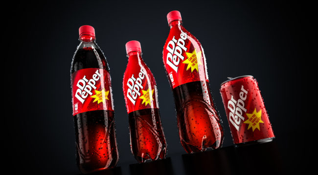 Dr Pepper Coke Bottles